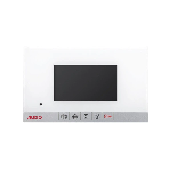 Audio 001180B GD-18 4,3 inç Slim Görüntülü Diafon Bus Plus Mekanik Butonlu Beyaz