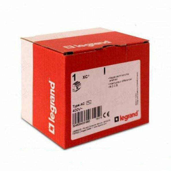 Legrand 403182 Kaçak Akım Koruma Rölesi 1x25A 30 mA AC Tip - 4