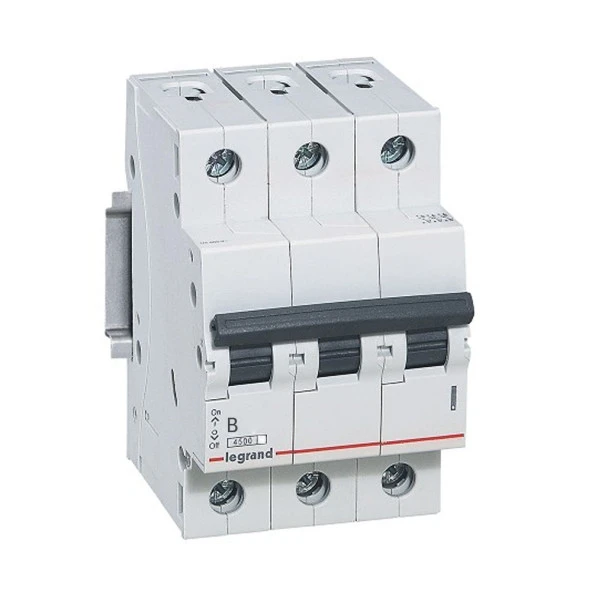 Legrand Trifaze 3x63A B Tipi Otomatik Sigorta 4,5kA 403223