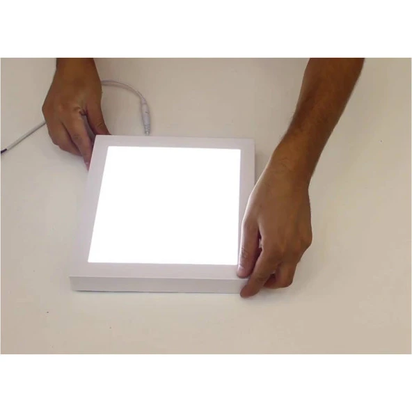 Ack AP04-01810 18W Kare Sıva Üstü Led Panel 4000K Ilık Beyaz - 4