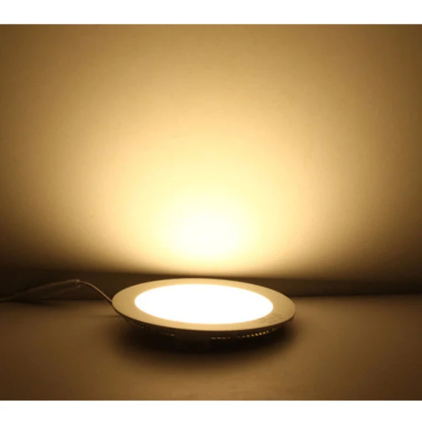 Ack AP01-01200 12W Yuvarlak Sıva Altı Led Panel 3000K Günışığı - Resim 2