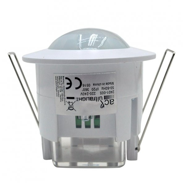 Ack Ay31-01040 220V 360 Derece Sıva Altı Tavan Tipi Hareket Sensörü - 2