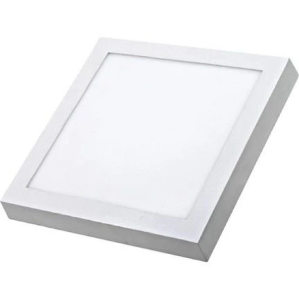 Cata 25 Watt Panel Led Armatür Sıva Üstü Kare CT 5272 Günışığı Sarı Işık 3200K Alüminyum Kasa