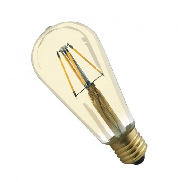 ACK AB46-00420 4W Rustik Led Ampul 2200K E27 ST64