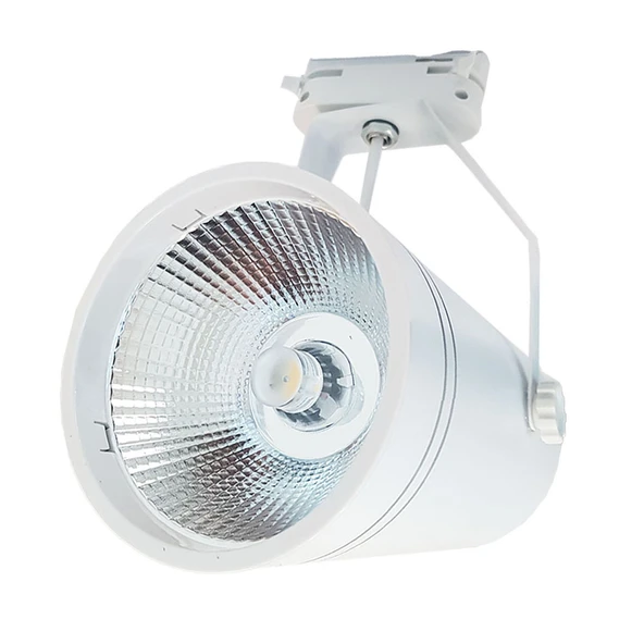 ACK AD30-01900 3000K Günışığı 30W Beyaz Kasa Cob Led Ray Spot Armatür ürün görseli 1