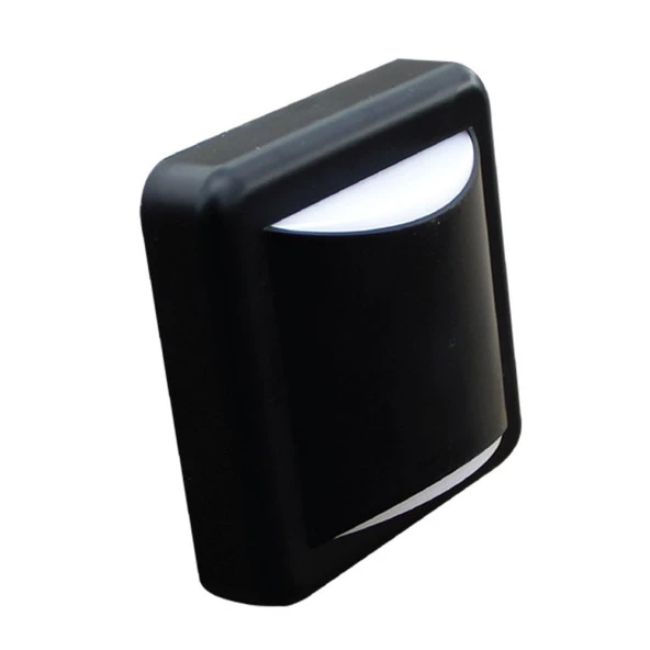 ACK AH07-05101 4W Siyah Led Duvar Apliği IP44 3000K Günışığı