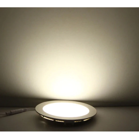 Ack AP01-00610 6W Yuvarlak Sıva Altı Led Panel 4000K Ilık Beyaz - Resim 2