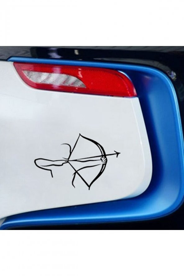 Araba Sticker Crossbow Okçuluk Spor Desen Su Geçirmez Çıkarılabilir Etiket