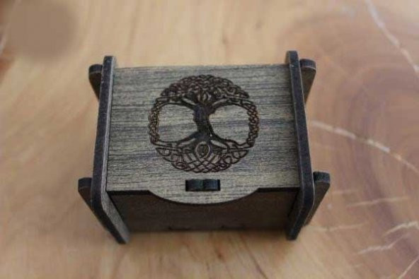 Değerli Taş - Pandül & Takı Saklama Kutusu Küçük Boy Yaşam Ağacı