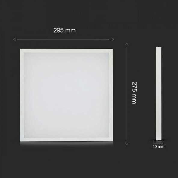 Ack AP16-23310 12W 30X30 İnce Tip Sıva Altı Led Panel 4000K Ilık Beyaz - 2