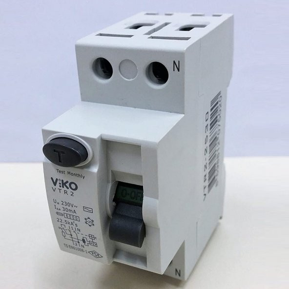 Viko VTR2-2530 Kaçak Akım Koruma Rölesi 1X25A 30 mA - 2
