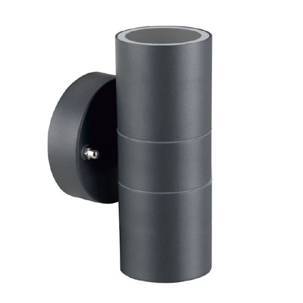 Maxled GU10 Duylu Çift Yönlü Antrasit Silindir Bahçe Aplik MX-2064 ürün görseli