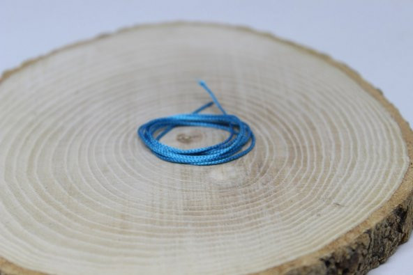 Paraşüt İpi Mavi  0.8mm / 1 metre (0.8mm ve üzeri taşlar için) - Resim 3