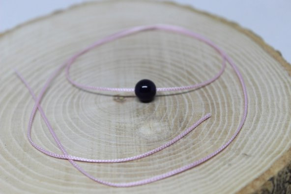 Paraşüt İpi Pembe  0.8mm / 1 metre (0.8mm ve üzeri taşlar için) - 2