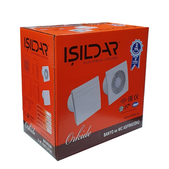 Işıldar 120 Lik 12Cm Havalandırma Mutfak Banyo Aspiratörü 90 100 000 000 9503 - 1