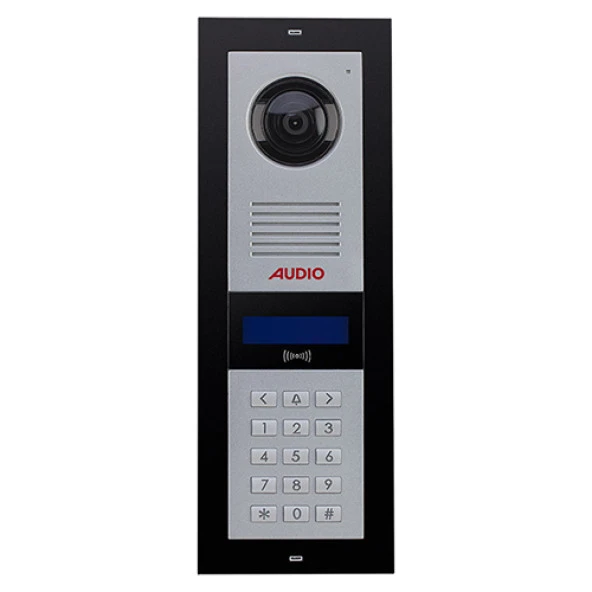 Audio 003003 Bus Plus 2x16 Kart Okuyuculu LCD Ekranlı Zil Paneli Mekanik Butonlu