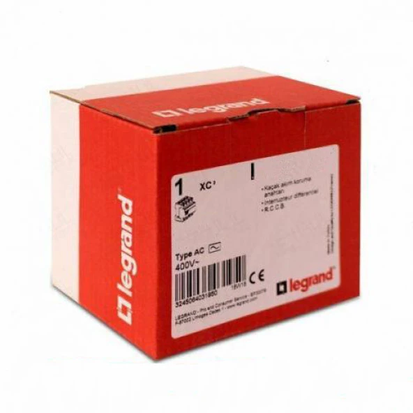 Legrand 403187 Yangın Koruma Rölesi 2x40A 300mA AC Tip - 3