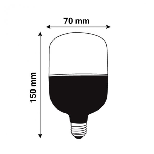 Maxled 20W Tourch Led Ampul 6500K Beyaz Işık E-27 1600 Lümen - 3