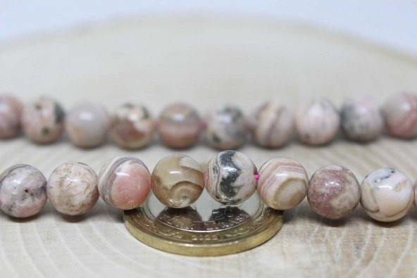 Rodokrozit Taşı 8mmadet ürün görseli