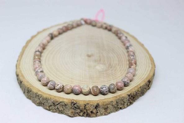 Rodokrozit Taşı 8mmadet - Resim 2