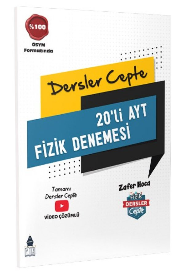 Dersler Cepte 20li AYT Fizik Denemesi - Zafer Hoca ürün görseli
