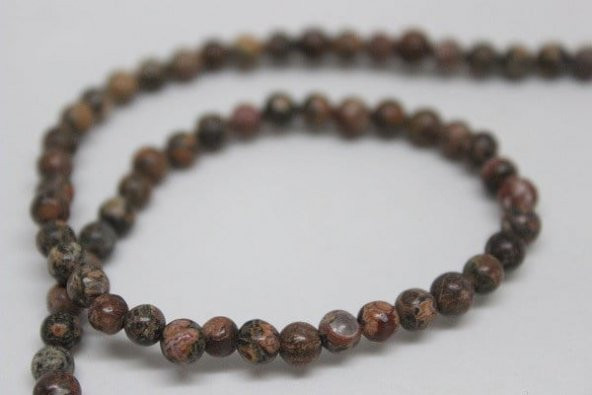 Jasper Taşı YARIM Dizi 4mm (9862) (18cm uzunluğundadır) - Resim 2