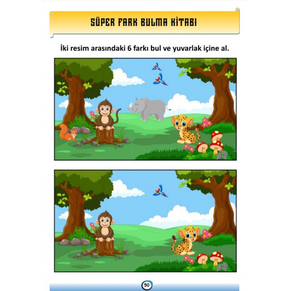 Herkes İçin SÜPER Fark Bulma Kitabı - Resim 4