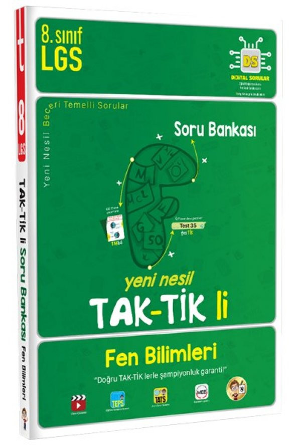 8. Sınıf Fen Bilimleri Taktikli Soru Bankası - Tonguç Yayınları