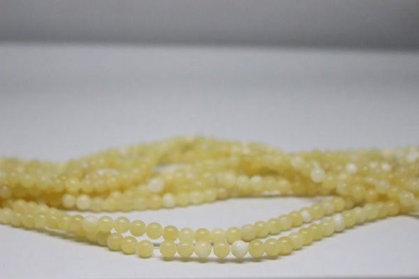 Kalsit Taşı YARIM Dizi 6mm (18cm uzunluğundadır) ürün görseli