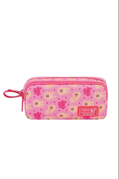 Muggle Kalem Çantası Cute Patty Pembe İki Bölmeli Kalemlik