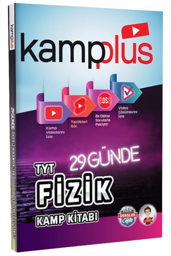 Kampplus 29 Günde TYT ve 38 Günde AYT Fizik Kampı Video Anlatımlı Kamp Kitabı - 3
