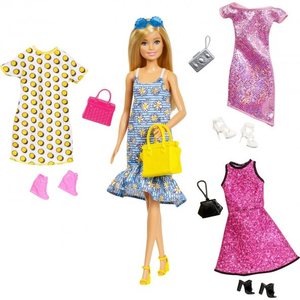Barbie Kıyafet Kombinleri Oyun Seti GDJ40