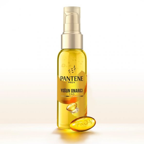 Pantene Saç Bakım Yağı Keratin Özlü Onarıcı E Vitaminli 100 ml x 2 Adet - Resim 3