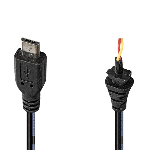 MICRO USB UÇ JACKLI YEDEK KABLO