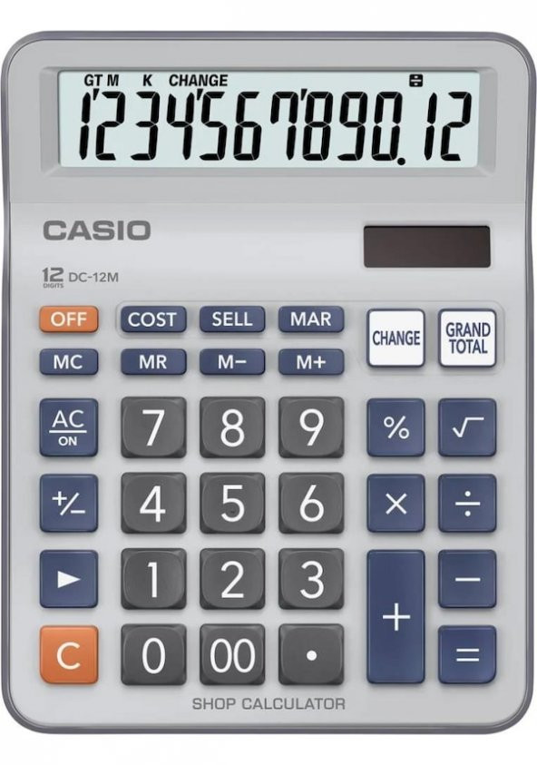 Casio DC-12M-W 12 Hane Masa Üstü Hesap Makinesi - 2