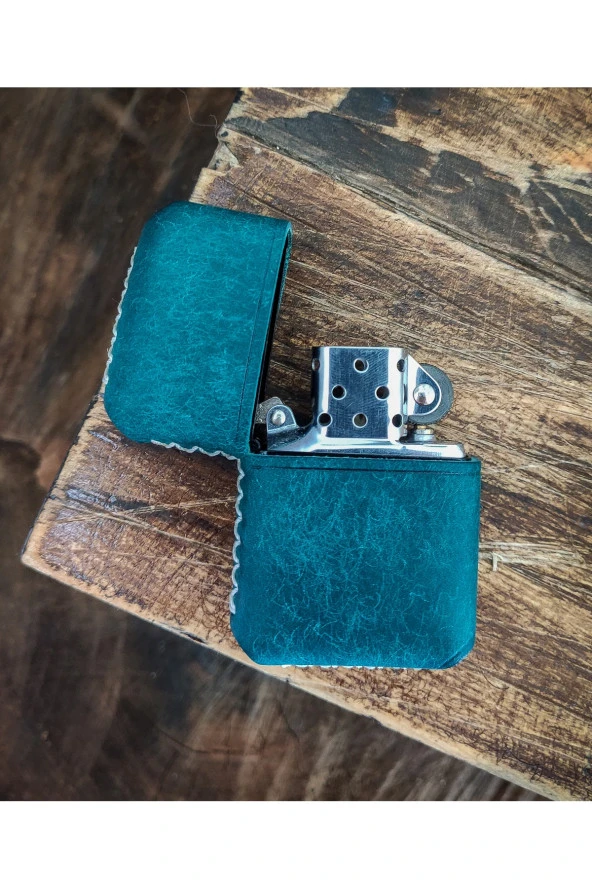 (KILIF) Italyan Derisi Pueblo El Yapımı Deri Zippo Çakmak Kılıf