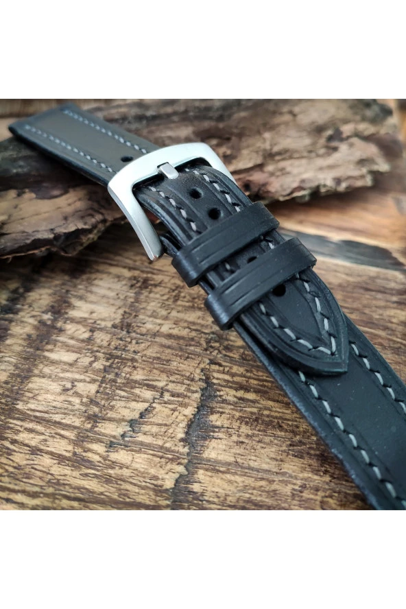 El Yapımı Deri Saat Kordonu - 3