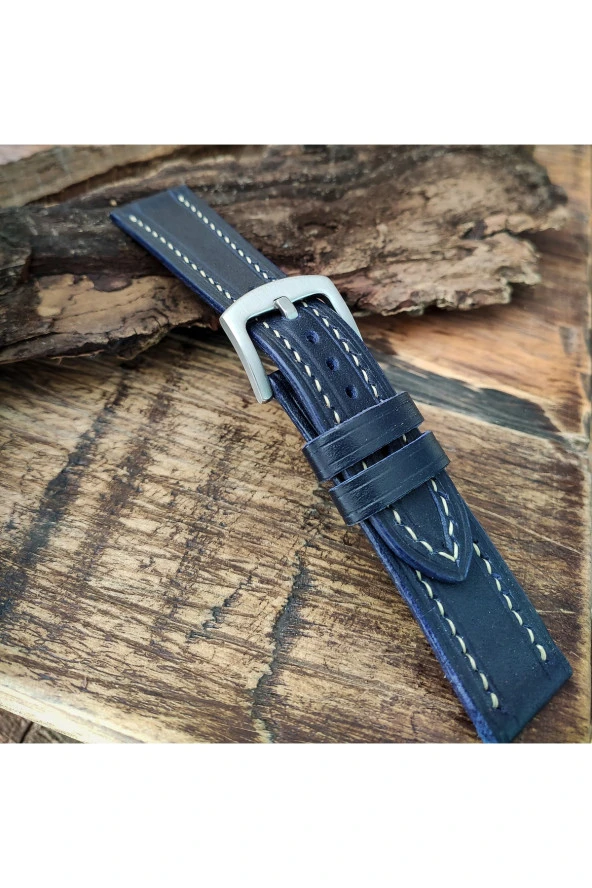 El Yapımı Deri Saat Kordonu - 2