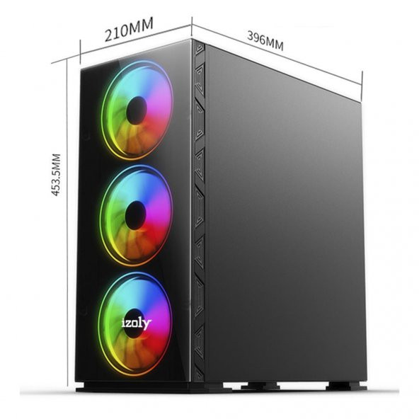 İzoly Scroll X i5-10400F 32GB 256GB M.2 NVMe RTX 3060 12GB 24" Oyuncu Masaüstü Bilgisayarı - 2
