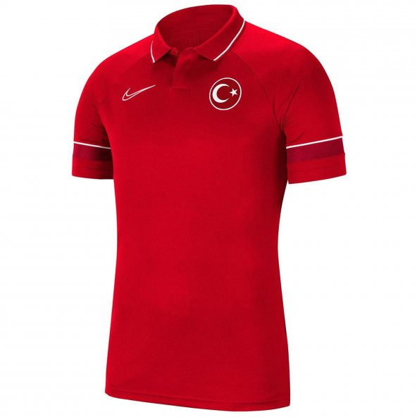 Nike Acd21 Erkek Milli Takım Baskılı Polo Tişört CW6104 Kırmızı