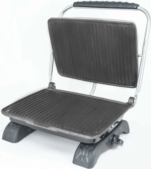 Döküm Organik Demir Döküm Tost Makinesi 1800 w Siyah Ev Tipi - Resim 4