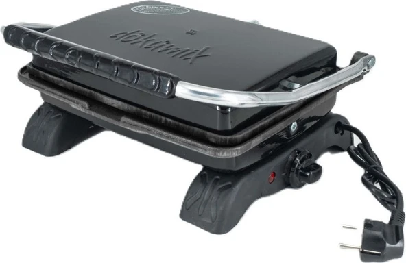 Döküm Organik Demir Döküm Tost Makinesi 1800 w Siyah Ev Tipi ürün görseli 1