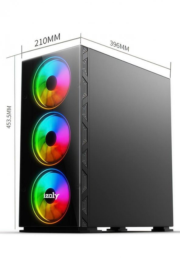 İzoly Ogre X i5-10400F 16GB 256GB M.2 NVMe RTX 3060 12GB 24" Oyuncu Masaüstü Bilgisayarı - 4