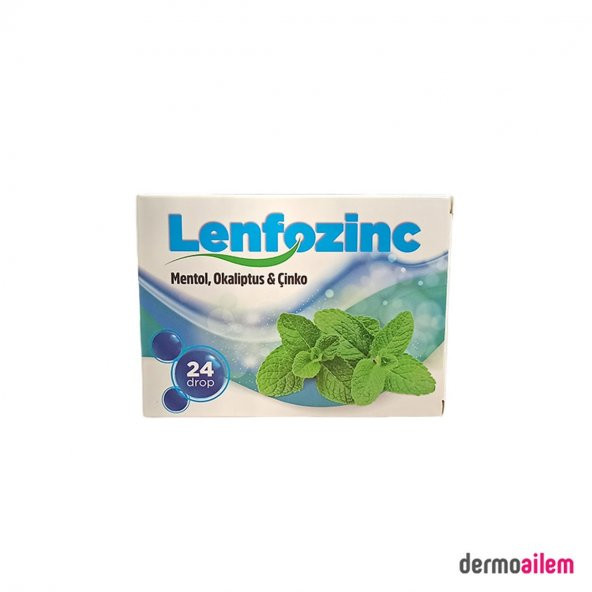 Lenfozinc Mentol Okaliptus Ve Çinko İçeren 24 Pastil