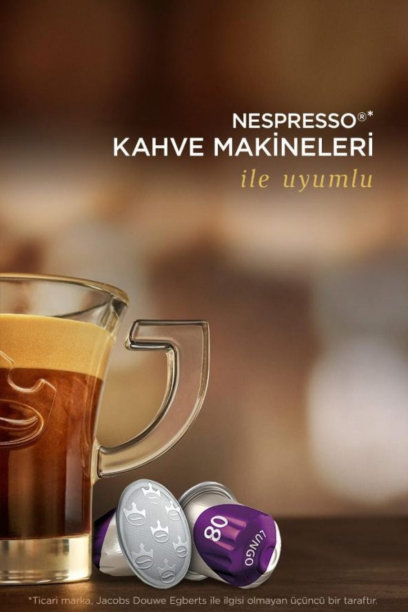 Jacops Kahve Kapsül Lungo Intenso 8 Kapsül Kahve 10 Kapsül - 3
