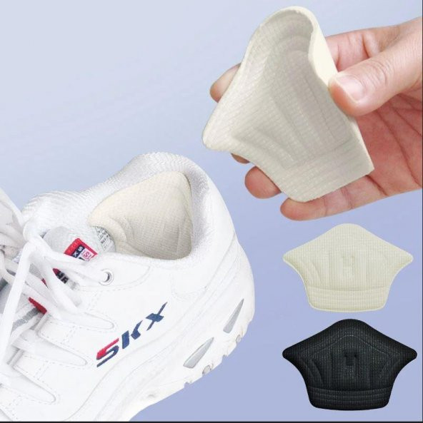Siyah 5mm spor Ayakkabı Aşınma Önleyici Topuk Vurma Önleyici Ped S Boyutu Ayarlanabilir Ayakkabı Daraltma Pedi Topuk Yama