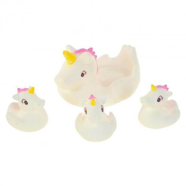 Kutulu Soft Sesli Sevimli Unicorn Ailesi - 3