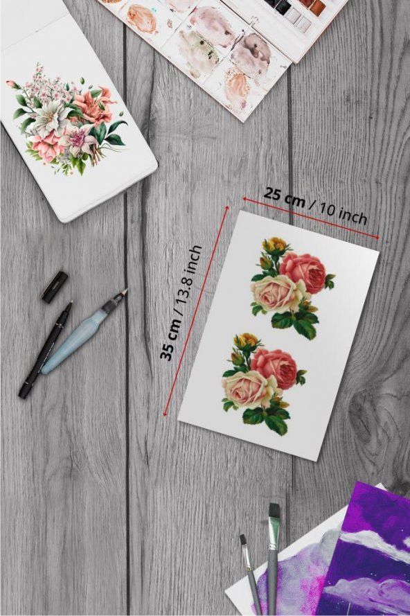 25x35 cm Pres Kompozit Plaka 8li Paket - 2