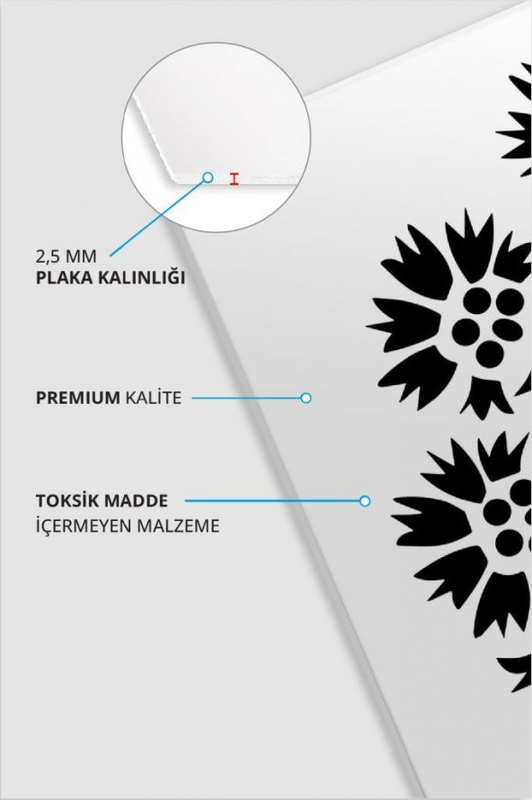 25x35 cm Pres Kompozit Plaka 8li Paket - 5