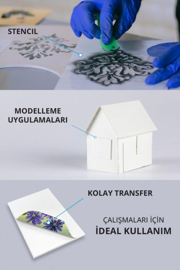 25x35 cm Pres Kompozit Plaka 8li Paket - 6